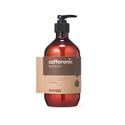 Sampon pentru par cu extract de cafea, SNP prep Cafferonic Shampoo, 500ml