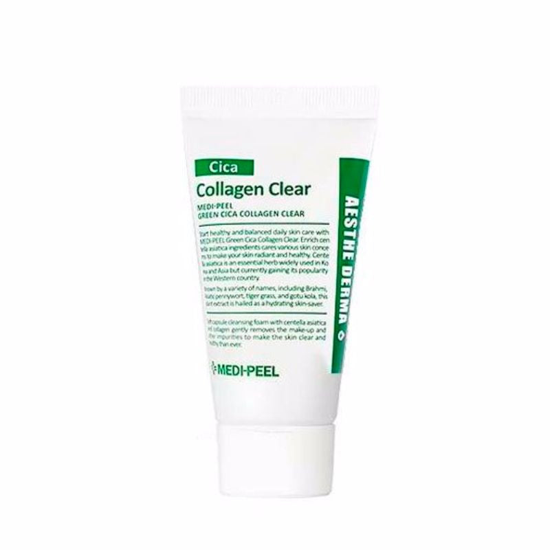 Spuma de curatare pentru ten problematic, Medi-Peel Green Cica Collagen Clear, 28 ml