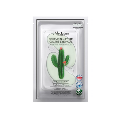 Plasturi premium de ochi cu extract de cactus, JMSolution Believe in Nature Cactus Eye Pads