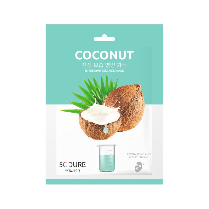 Masca de fata pe baza de nuca de cocos, 5C CURE Coconut Intensive Essence Mask