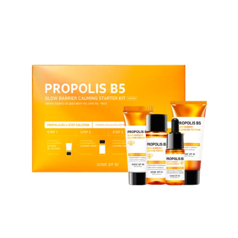 Starter kit pe baza de propolis si 4 tipuri de miere, Some By Mi Propolis B5 Trail Kit