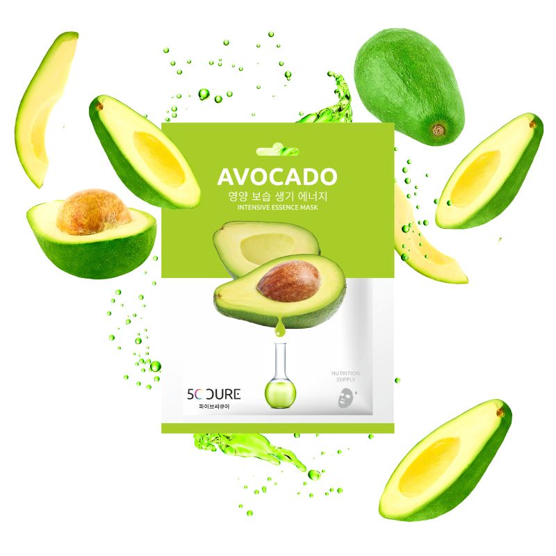 Masca de fata pe baza de avocado, 5C Cure Avocado Intensive Essence Mask